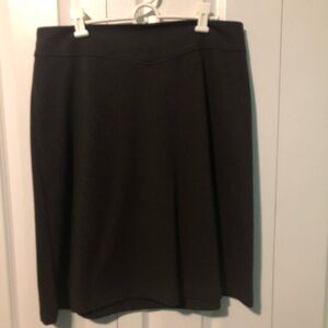 Vintage New York & Company Brown A-Line Skirt